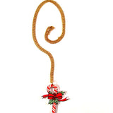 Vintage Style Candy Cane Christmas Pendant