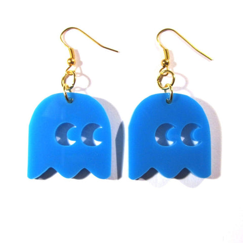 Super Cute Pac Man Ghosts Acrylic Earrings