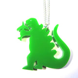 Green Godzilla Acrylic Pendant