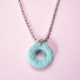 Kitsch Faux Polo Sweet Clay Pendant Necklace