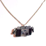 Snappy Retro Style Vintage Camera Acrylic Necklace