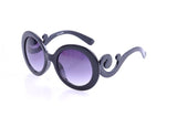 Swirl Style Sunglasses Black
