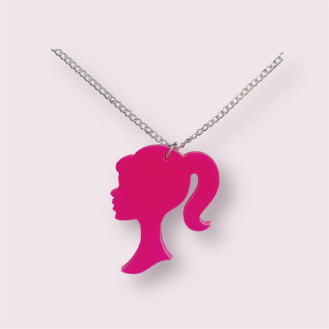 Amazon.com: UMODE Pink Girl Pendant Necklace for Women, Sparkling Rose Gold  Plated Choker Outfit Jewelry Gifts for Girls, Birthday Party Movie Cowgirl  Costume Clothes Shirt Decorations Accessories : Clothing, Shoes & Jewelry