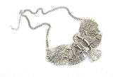 Statement Metal Eagle Necklace (Silver or Bronze)