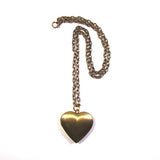 Brass Heart Love Locket Pendant