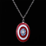Captain America Shield Style Necklace