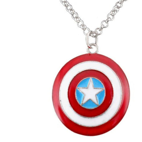 Captain America Shield Style Necklace