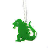 Green Godzilla Acrylic Pendant