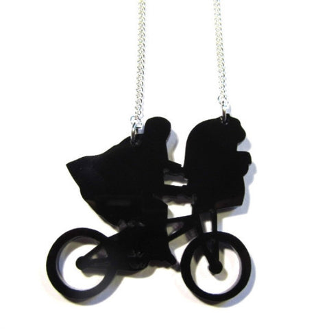 ET Scene Silhouette Acrylic Pendant Film Jewellery