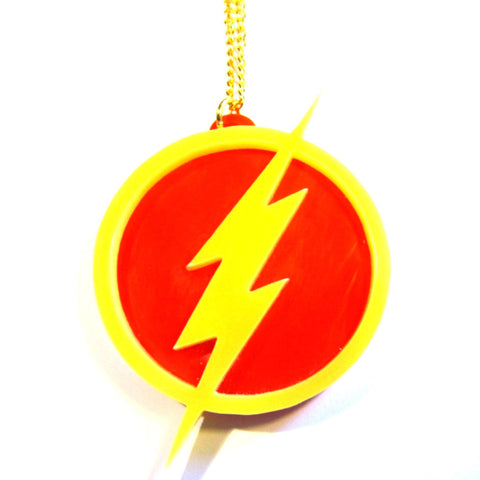 The Flash Symbol Superhero Pendant