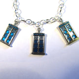 Doctor Who Style Police Box Charm Bracelet