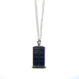 Doctor Who Style Police Box Charm Pendant