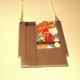 Large Retro Super Mario 2 NES Classic Game Pendant