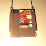 Large Retro Super Mario 2 NES Classic Game Pendant
