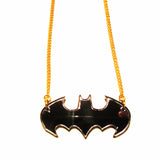 Mirror Acrylic Batman Silhouette Symbol Pendant