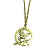 Hunger Games Mockingjay Style Bronze Necklace