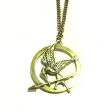 Hunger Games Mockingjay Style Bronze Necklace