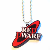 Red Dwarf Logo Symbol Acrylic Pendant Necklace