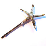 Golden Starfish Hair Clip