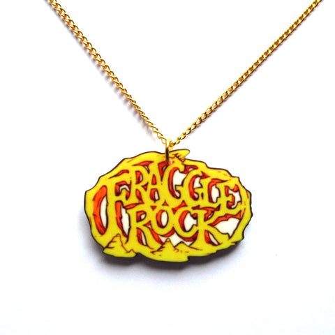 Fraggle Rock TV Design Acrylic Necklace