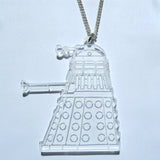 Sideways Dalek Acrylic Pendant - Exterminate