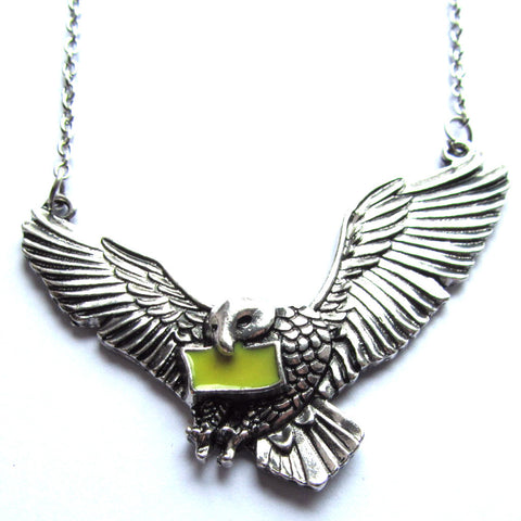Harry Potter Hedwig Style Owl Pendant Necklace