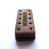 Bourbon Cream Faux Clay Biscuit Necklace