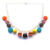 Faux Liquorice Allsorts Sweets Clay Necklace