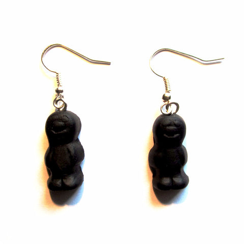 Kitsch Faux Jelly Baby Charm Clay Drop Earrings