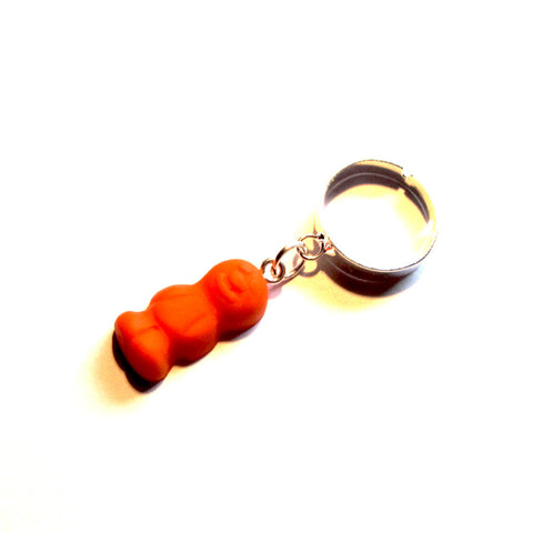 Kitsch Faux Jelly Baby Charm Pendant Necklace