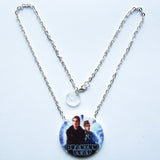 Quantum Leap TV Circular Acrylic Pendant Necklace