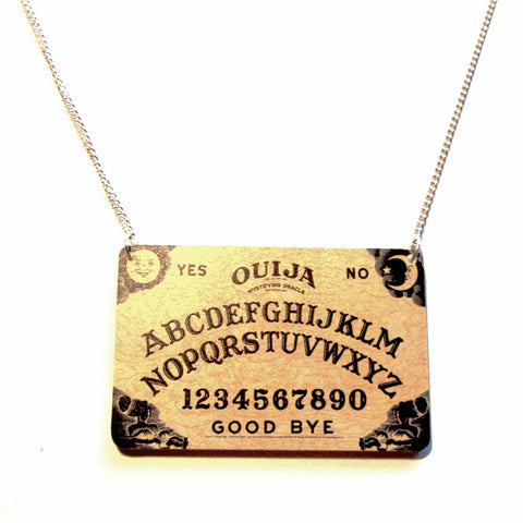 Amazing Ouija Board Acrylic Pendant Necklace