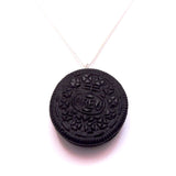 Amazing Oreo Cookie Biscuit Clay Pendant Necklace