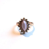 Sparkling Stone Set Fashion Dress Ring
