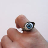 Dramatic Single Eye Set Fashion Ring