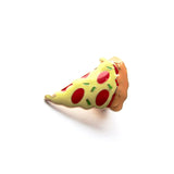 Pretty Pepperoni Pizza Slice Pin Badge