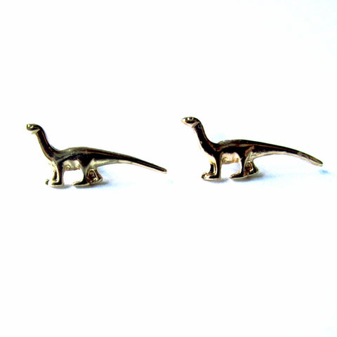 Ditsy Dainty Diplodocus Dinosaur Stud Earrings