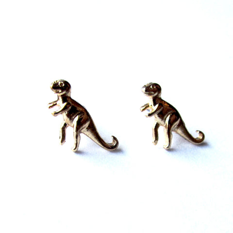 Ditsy Dainty Tyrannosaurus Rex Dinosaur Stud Earrings