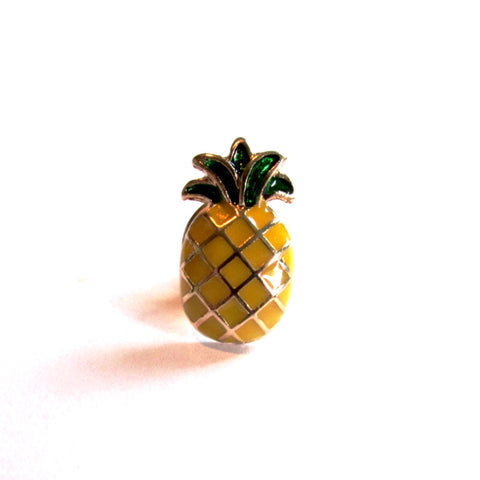 Cute Pineapple Ditsy Pin Badge