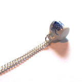 Dainty China Tea Cup Mug Blue Pattern Pendant Necklace