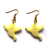 Woo Woo Friendly Ghost Acrylic Drop Earrings