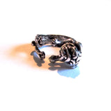 Sweet Pug Dog Wrap-Around Ring