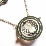 Harry Potter Hermione Silver Time Turner Style Necklace