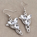 LOTR Arwen Evenstar Style Silver Earrings