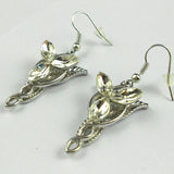 LOTR Arwen Evenstar Style Silver Earrings