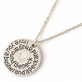 Sweet 'I Love You a Bushel and a Peck and a Hug Around the Neck' Pendant