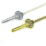 Sherlock 221B Baker Street Faux Vintage Key Necklace