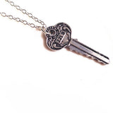 Sherlock 221B Baker Street Faux Vintage Key Necklace