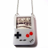 Classic Gameboy Sonic the Hedgehog Style Acrylic Necklace