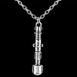 Silver Sonic Screwdriver Doctor Who Style Necklace